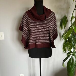 Almost famous Burgundy Striped Sweater
